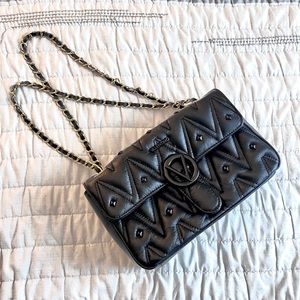Valentino Poisson Diamond Quilted Leather Crossbody Bag